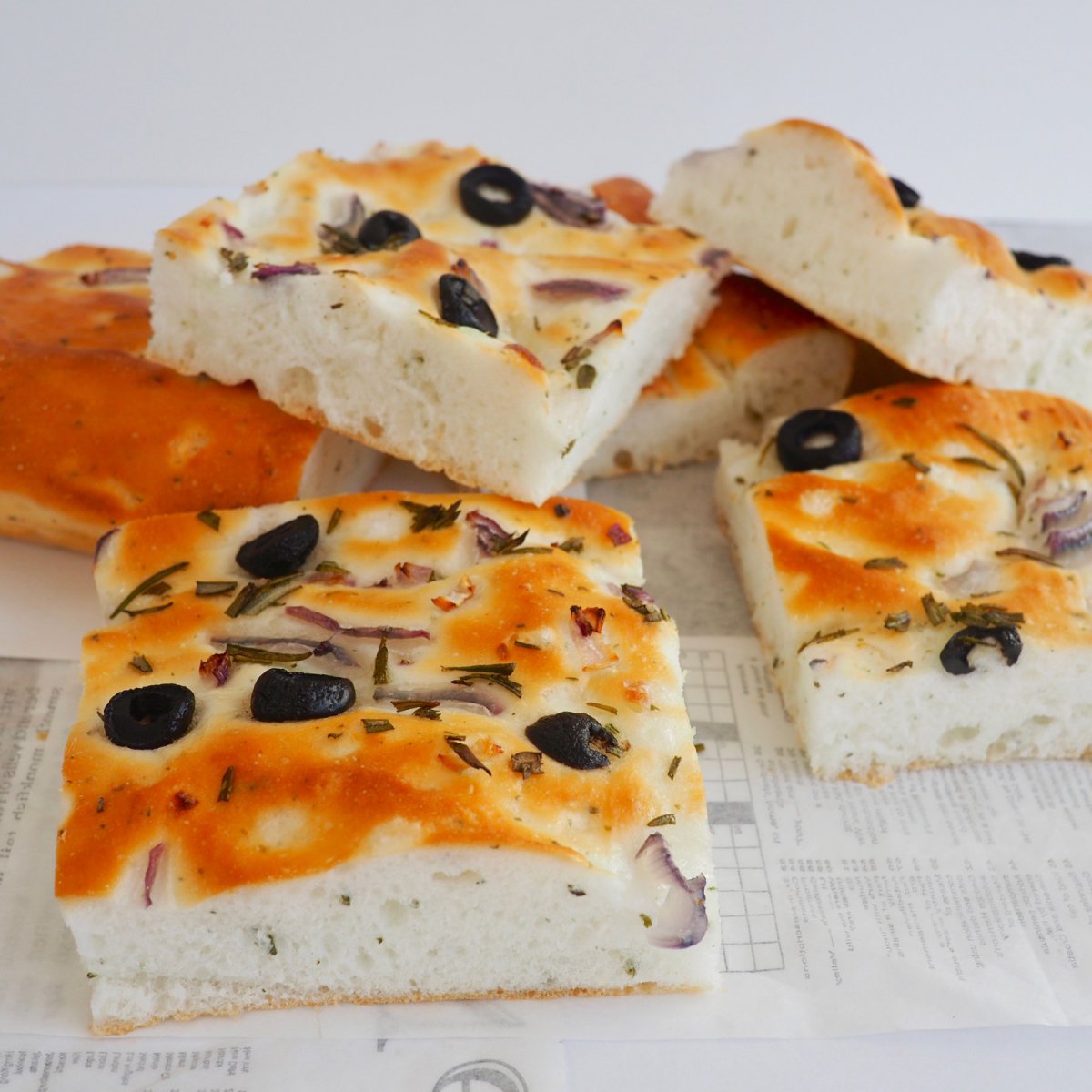 Glutenvrije focaccia