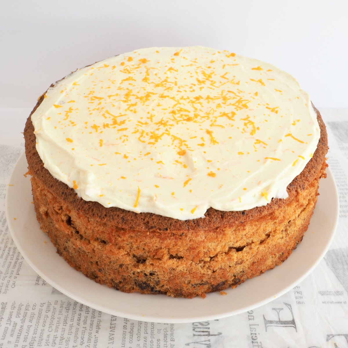 Glutenvrije luchtige worteltjestaart Glutenvrije luchtige worteltjestaart
