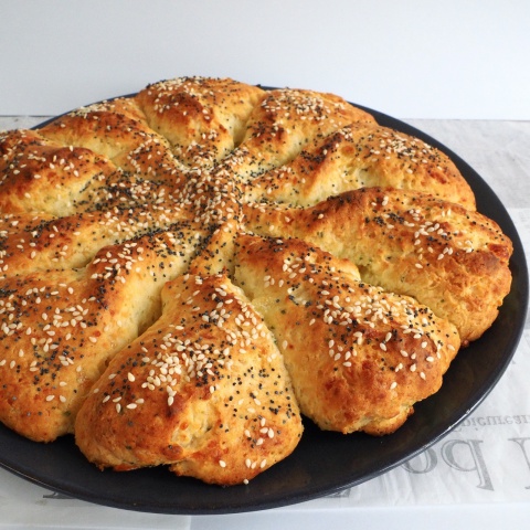 Glutenvrij breekbrood met kaas