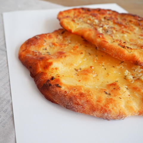 Glutenvrije naan brood