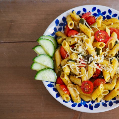 Makkelijke glutenvrije pasta pesto Foto glutenvrije pasta pesto