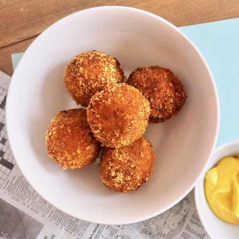 Glutenvrije bitterballen zelfgemaakt Foto van glutenvrije bitterballen