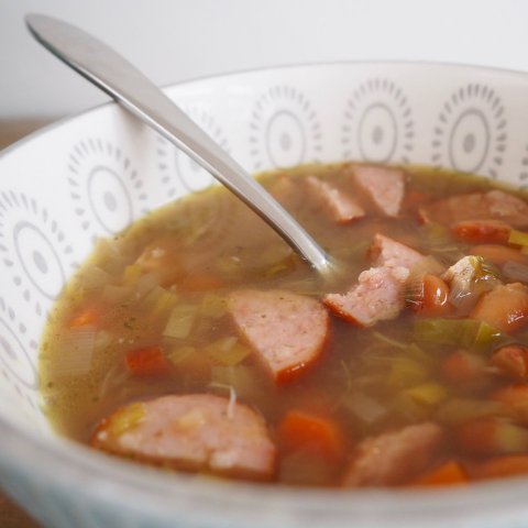 Glutenvrije Bruine Bonensoep