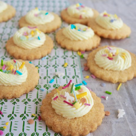 Glutenvrije crème feest koekjes