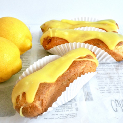 Glutenvrije citroen eclairs