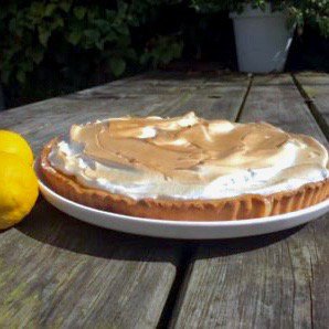 Glutenvrije lemon curd taart