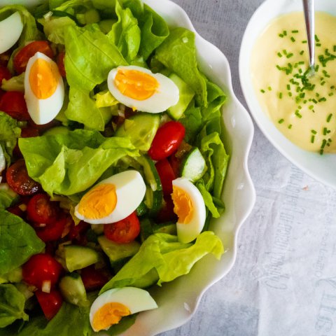 Foto van glutenvrije Hollandse salade