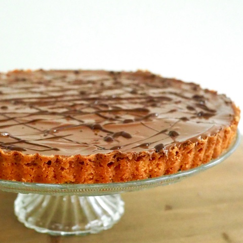 Foto glutenvrije millionaire's shortbread karamel