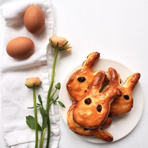 Glutenvrije paashaas broodjes