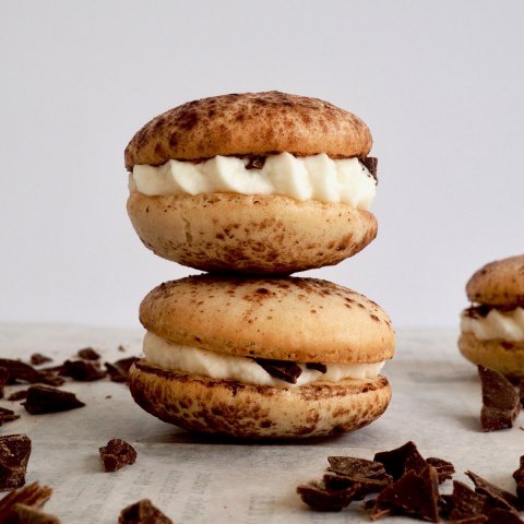 Glutenvrije tiramisu macarons