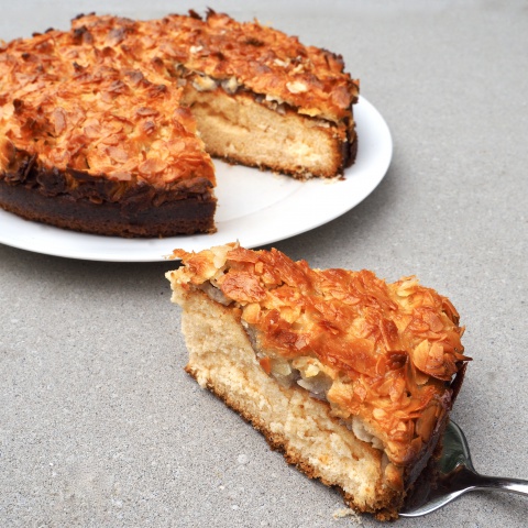 Glutenvrije Zweedse karamel amandel cake