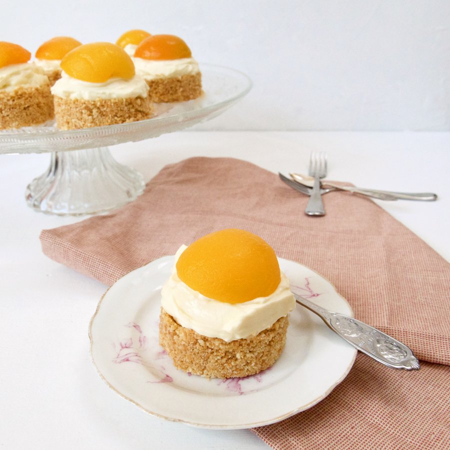 Glutenvrije abrikozen gebakjes (zonder oven!)